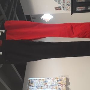 Tripp Pants size 24 two tone red/black